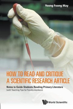 HOW TO READ AND CRITIQUE A SCIENTIFIC RESEARCH ARTICLE - Yeong, Foong May (Nus, S'pore)