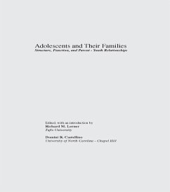Adolescents and Their Families (eBook, ePUB) - Lerner, Richard M.; Castellino, Domini R.