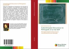 Subordinação Discursiva no Português à luz da GDF - Stassi-Sé, Joceli Catarina
