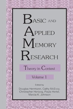 Cover Basic and Applied Memory Research (eBook, PDF)