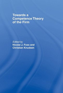 Cover Towards a Competence Theory of the Firm (eBook, ePUB)