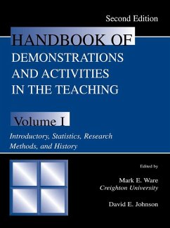 Handbook of Demonstrations and Activities in the Teaching of Psychology (eBook, PDF)