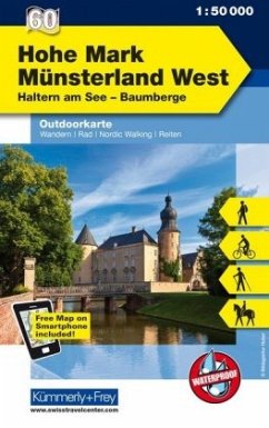 Cover Hohe Mark, Münsterland West, Nr. 60 Outdoorkarte Deutschland 1:50 000