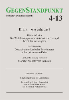 GegenStandpunkt 4-13 (eBook, ePUB)