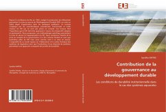 Contribution de la gouvernance au développement durable - MATHE, Syndhia