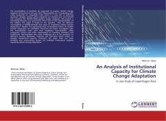 An Analysis of Institutional Capacity for Climate Change Adaptation