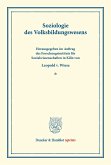 Soziologie des Volksbildungswesens.