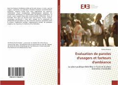 Cover Evaluation de paroles d'usagers et facteurs d'ambiance