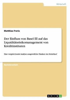 Der Einfluss von Basel III auf das Liquiditätsrisikomanagement von Kreditinstituten - Frerix, Matthias