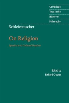 Schleiermacher: On Religion (eBook, ePUB) - Schleiermacher, Friedrich