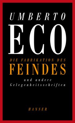 Cover Die Fabrikation des Feindes und andere Gelegenheitsschriften
