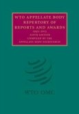 Wto Appellate Body Repertory of Reports and Awards 2 Volume Hardback Set