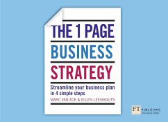 The One Page Business Strategy - Van Eck, Marc; Leenhouts, Ellen