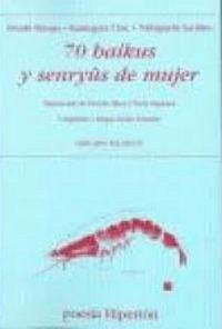 Cover 70 haikus y senryûs de mujer