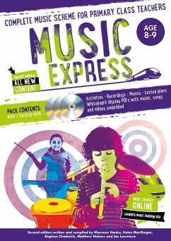 Music Express: Age 8-9 (Book + 3cds + DVD-ROM): Complete Music Scheme for Primary Class Teachers [With CD (Audio)] - Hanke, Maureen; Chadwick, Stephen; Macgregor, Helen