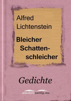 Bleicher Schattenschleicher (eBook, ePUB) - Lichtenstein, Alfred