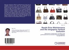 Resale Price Maintenance and the Singapore Vertical Exclusion