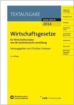 Cover Wirtschaftsgesetze für Wirtschaftsschulen und die kaufmännische Ausbildung