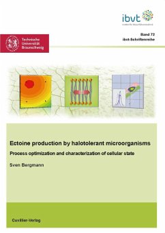 Ectoine production by halotolerant microorganisms ¿ Process optimization and characterization of cellular state (Band 72) - Bergmann, Sven