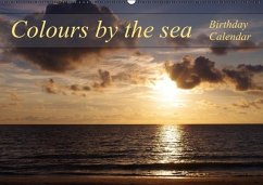 Colours by the sea / Birthday Calendar / UK-Version (Wall Calendar perpetual DIN A2 Landscape) - Schumann, Bianca
