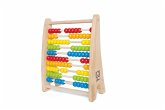 Hape E0412 - Regenbogen-Abakus, bunt, Holz