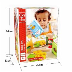 Hape E3125 - Küchenzubehör, Pasta-Set, Spielküche, Kaufladen