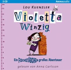 Ein fischstäbchengroßes Abenteuer / Violetta Winzig Bd.1, 2 Audio-CDs - Kuenzler, Lou