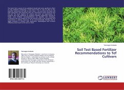 Soil Test Based Fertilizer Recommendations to Tef Cultivars