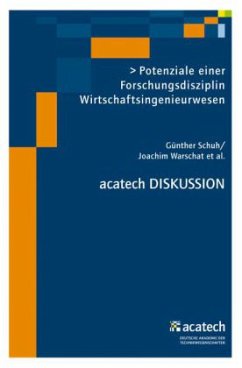 Cover Potenziale einer Forschungsdisziplin Wirtschaftsingenieurwesen