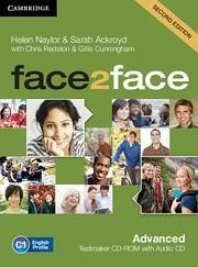 Face2face Advanced Testmaker CD-ROM and Audio CD - Naylor, Helen; Ackroyd, Sarah