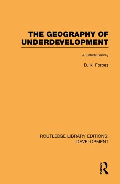 The Geography of Underdevelopment - Forbes, Dean