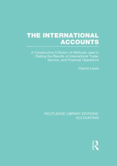 The International Accounts (RLE Accounting) (eBook, PDF) - Lewis, Cleona