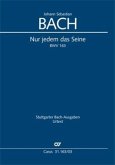 Nur jedem das Seine (Klavierauszug)