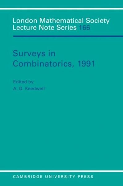 Surveys in Combinatorics, 1991 (eBook, PDF)