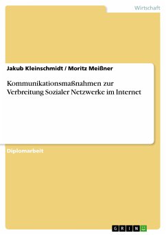 Kommunikationsmaßnahmen zur Verbreitung Sozialer Netzwerke im Internet (eBook, PDF) - Kleinschmidt, Jakub; Meißner, Moritz