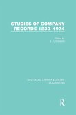 Studies of Company Records (RLE Accounting) (eBook, PDF)