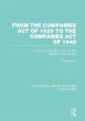From the Companies Act of 1929 to the... - Bild 1