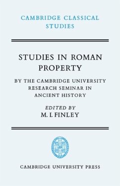 Cover Studies in Roman Property (eBook, PDF)