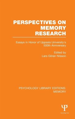 Perspectives on Memory Research (Ple: Memory)