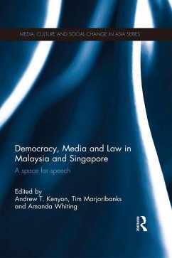 Democracy, Media and Law in Malaysia and Singapore (eBook, ePUB)