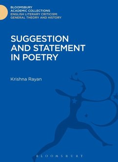 Cover Suggestion and Statement in Poetry (eBook, PDF)