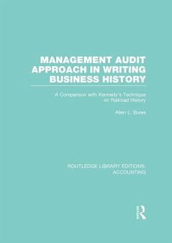 Cover Management Audit Approach in Writing Business History (RLE Accounting) (eBook, PDF)
