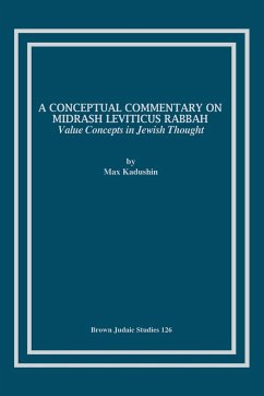 A Conceptual Commentary on Midrash Leviticus Rabbah - Kadushin, Max