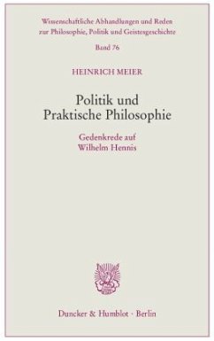 Politik und Praktische Philosophie - Meier, Heinrich