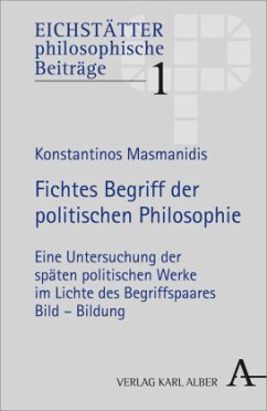 Cover Fichtes Begriff der politischen Philosophie