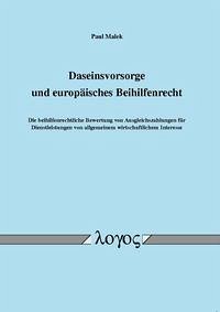 Daseinsvorsorge und europäisches Beihilfenrecht