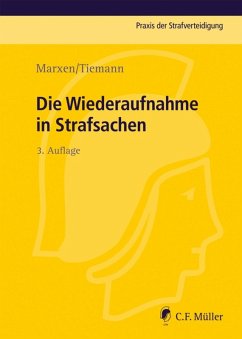 Die Wiederaufnahme in Strafsachen (eBook, ePUB) - Marxen, Klaus; Tiemann, Frank