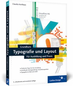 Grundkurs Typografie und Layout - Korthaus, Claudia