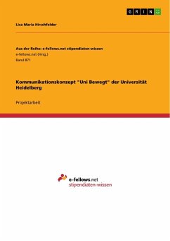 Kommunikationskonzept &quote;Uni Bewegt&quote; der Universität Heidelberg