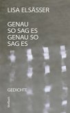 Genau so sag es